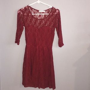Red Lace Dress